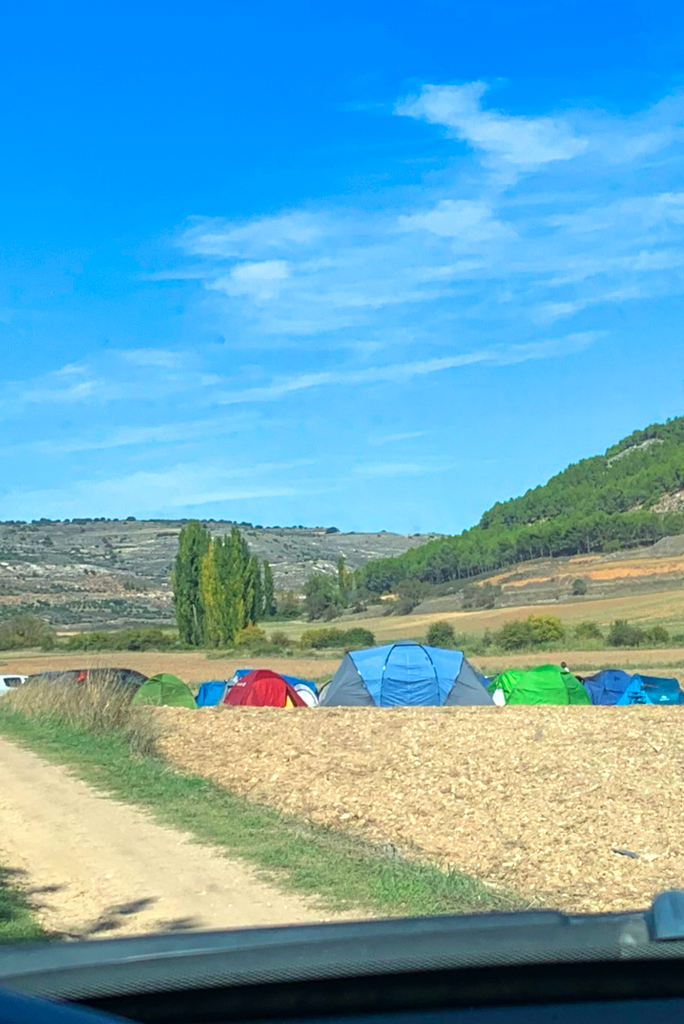 Acampada nocturna en La Finquita, Lupiana, Guadalajara